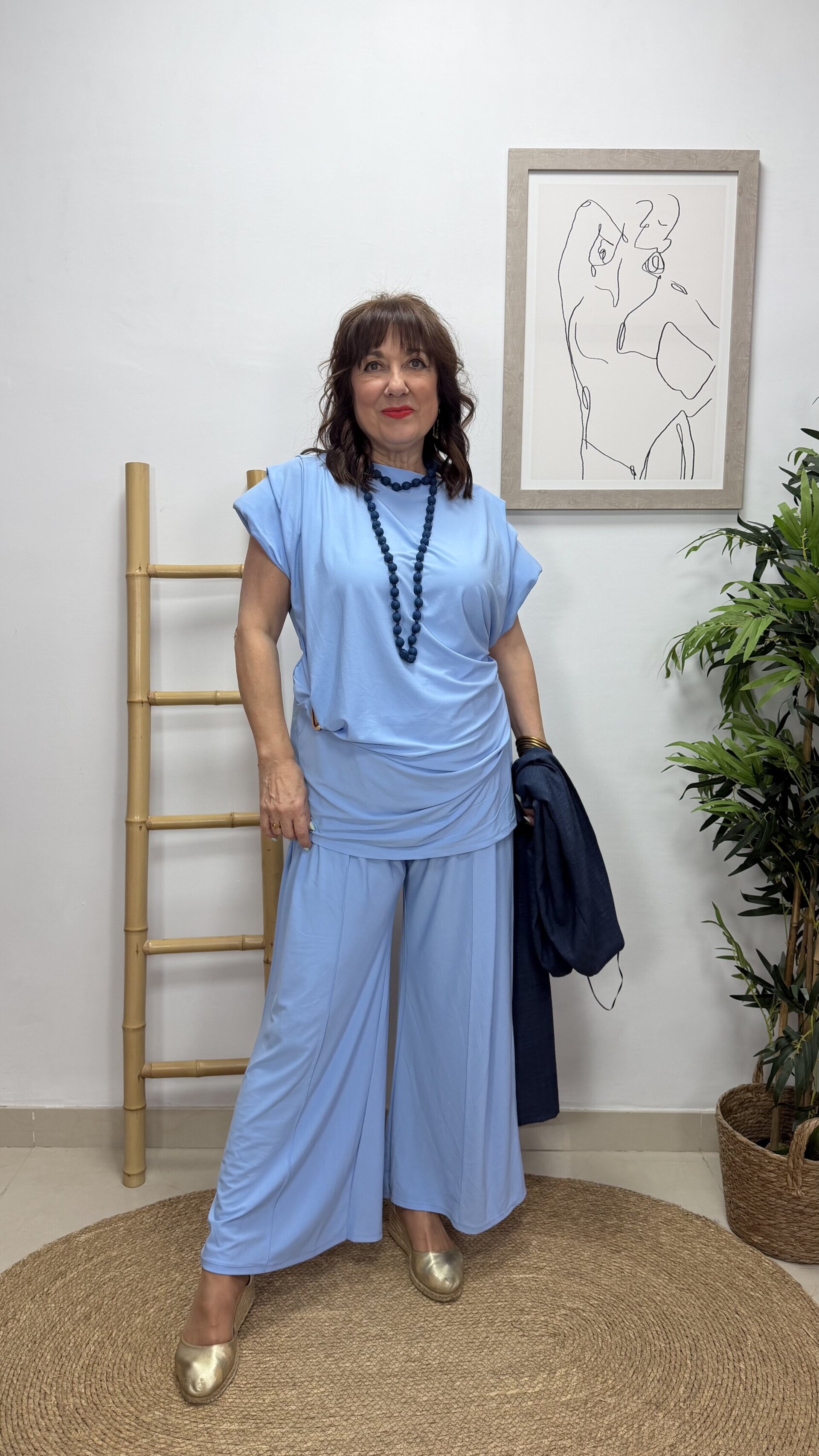 Conjunto Cefe Azul - Hasta la talla 60 - 4