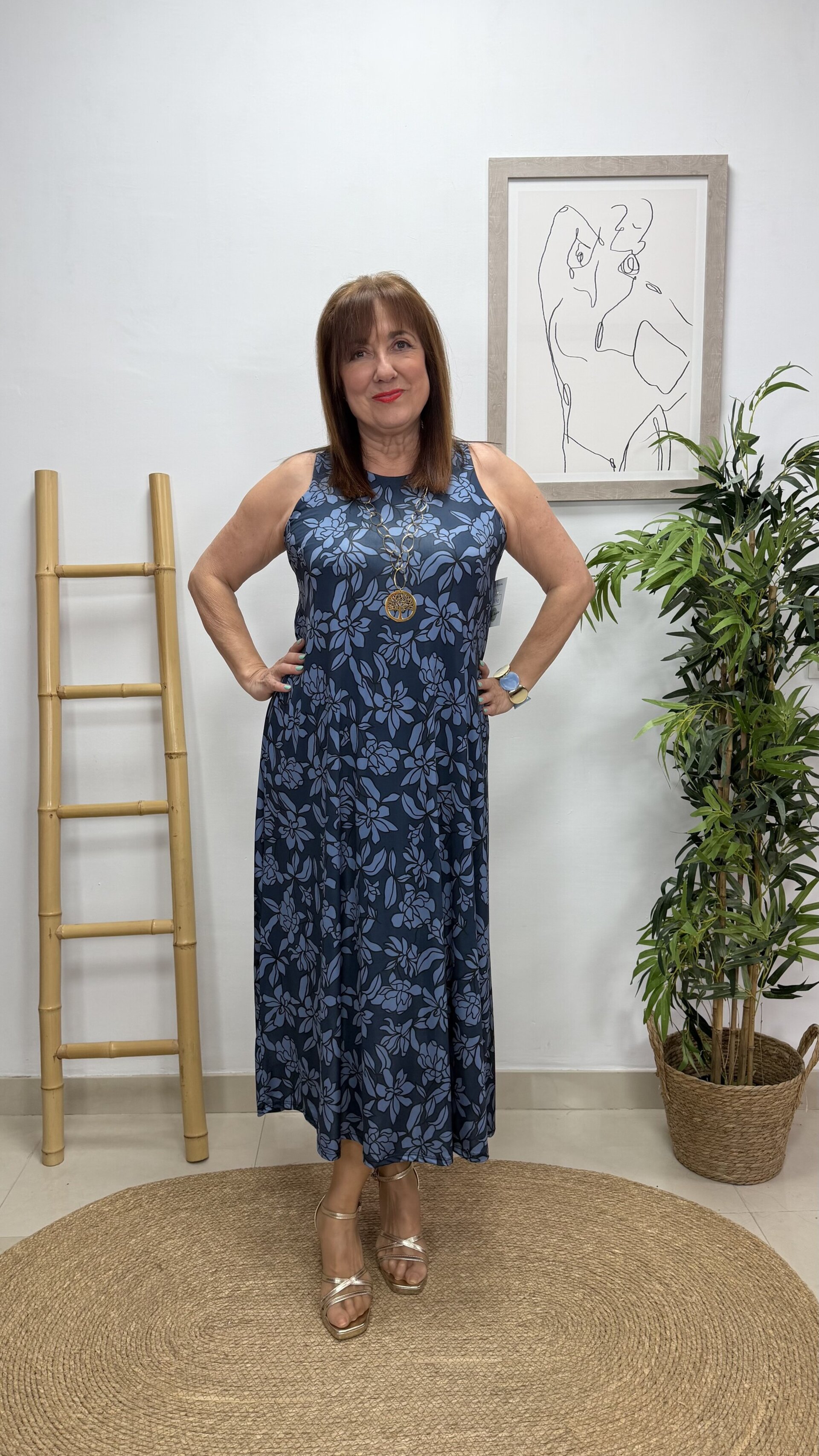 Vestido Estepona Azul - 3