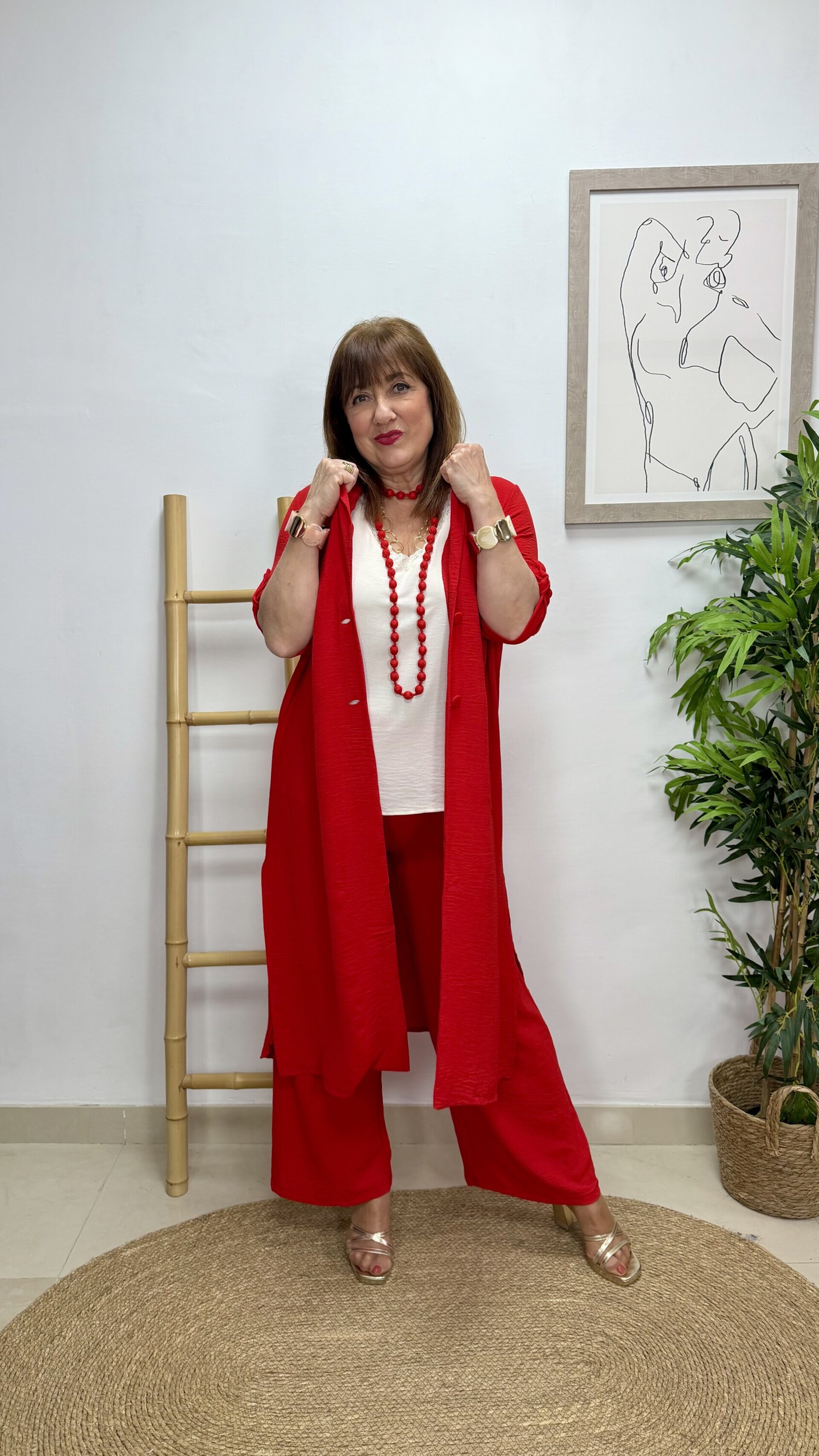 Conjunto Casaca Rojo - 2