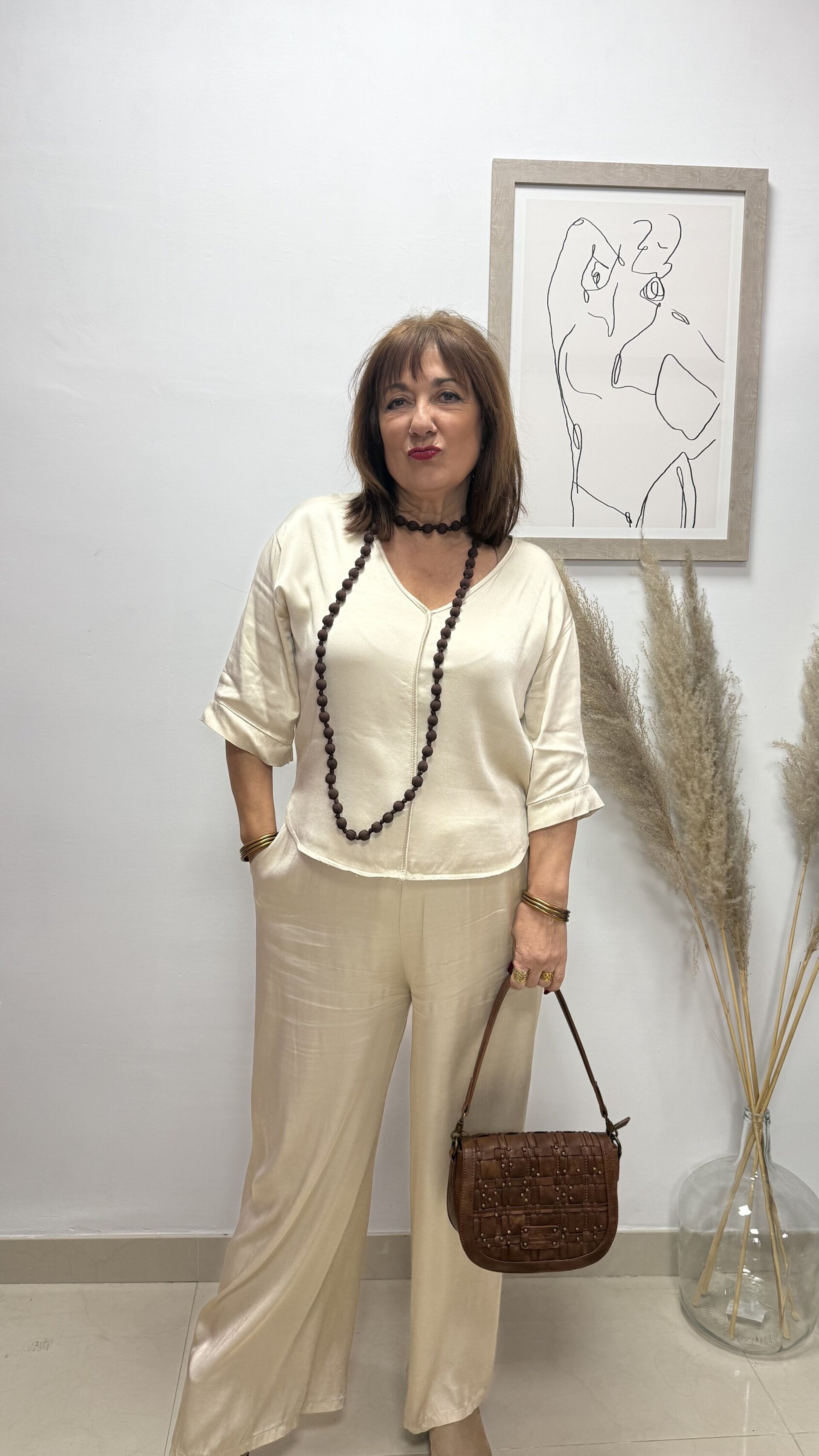 Collar Caramelo Marrón - 1