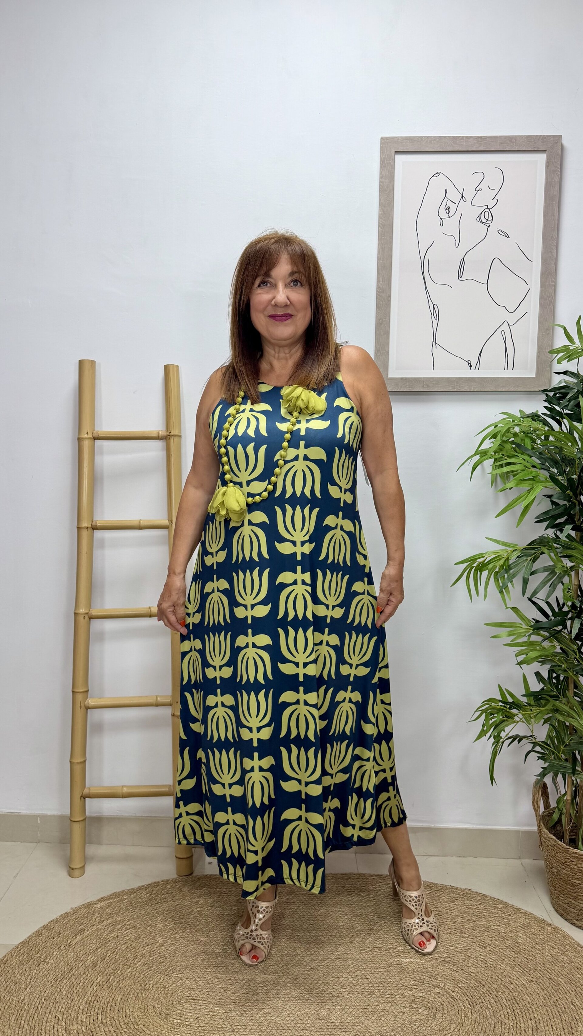 Vestido Málaga Verde - 1