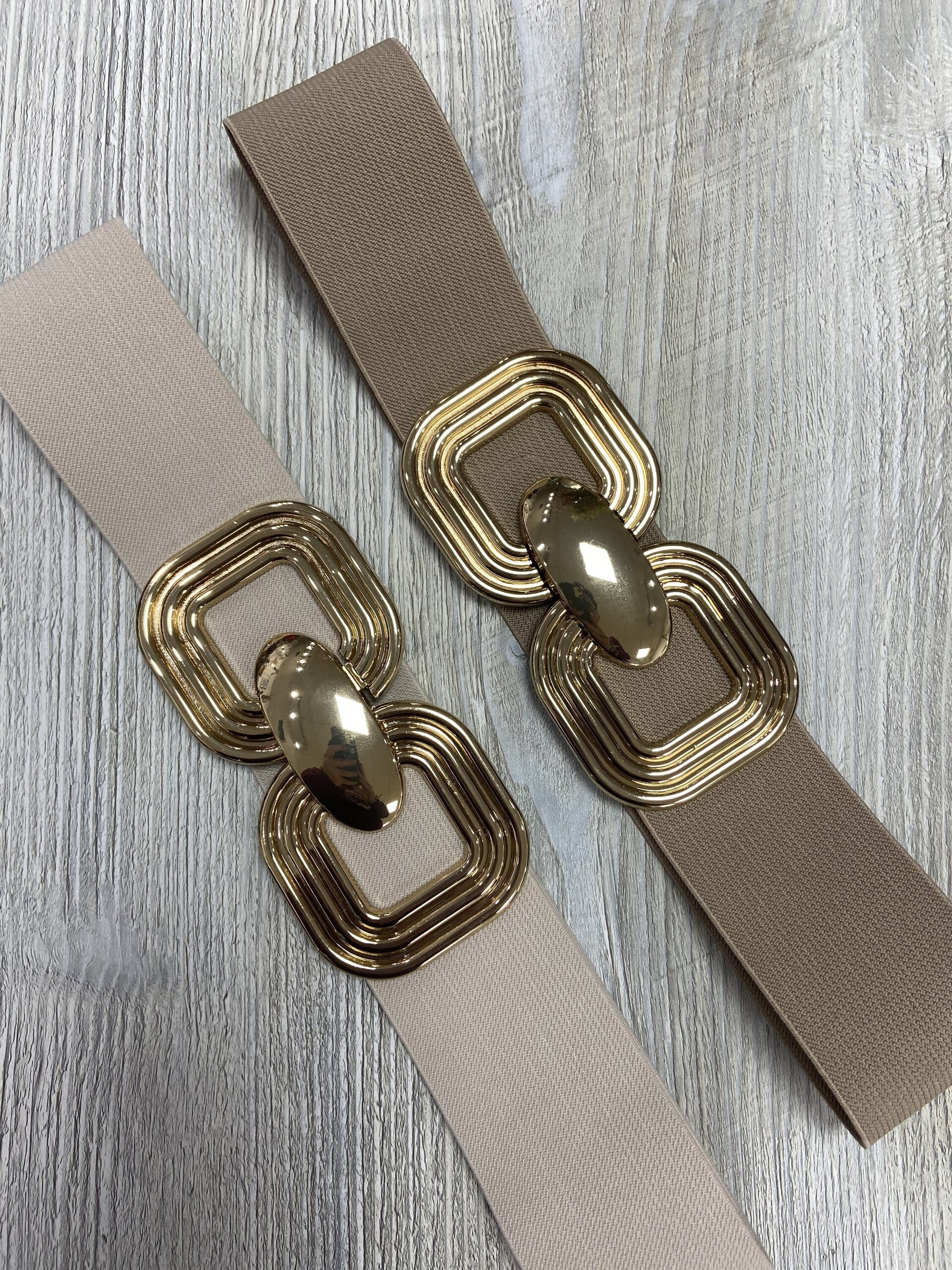 Cinturon Hebilla 3 Cuadrada Oscuro - 2