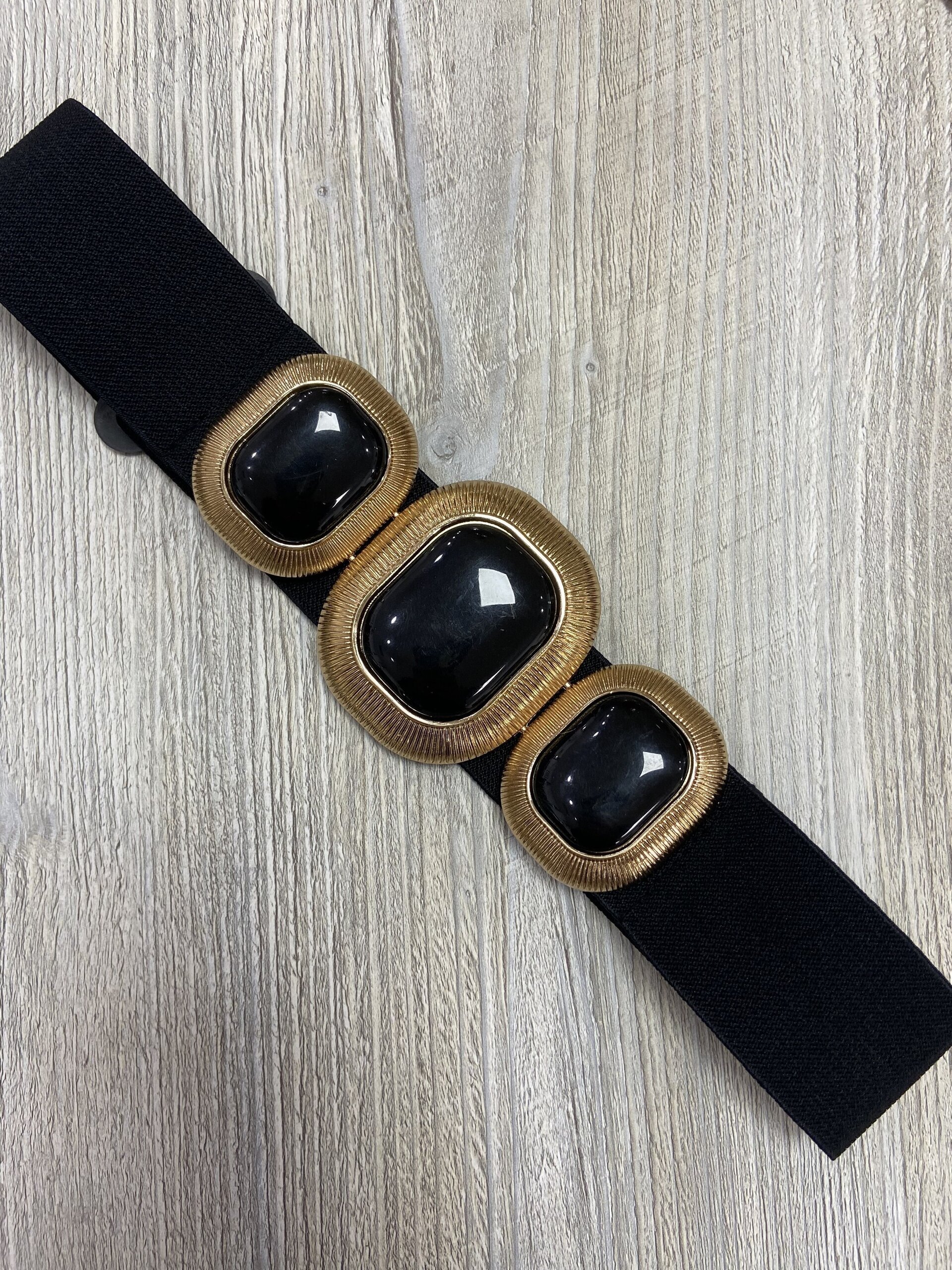 Cinturon 3 hebillas oscuro - 1